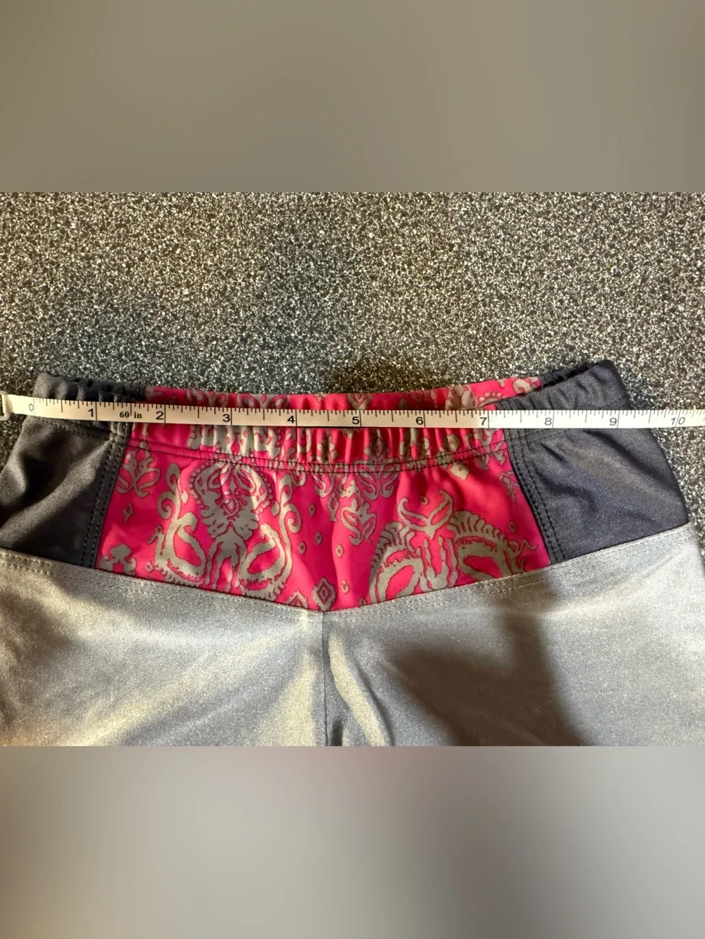 Sweet Sodypop Dance Set 2 Piece Size Child Medium Gray and Pink Made in USA!